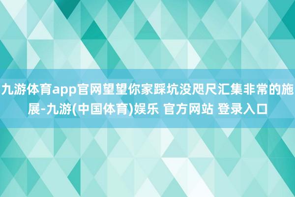 九游体育app官网望望你家踩坑没咫尺汇集非常的施展-九游(中国体育)娱乐 官方网站 登录入口